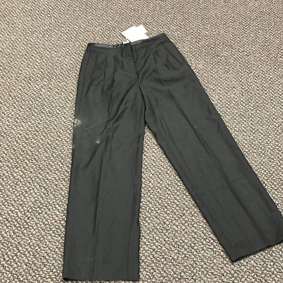 J.Crew Collection pleated wide-leg tuxedo pant in Italian wool - Picture 4 of 10